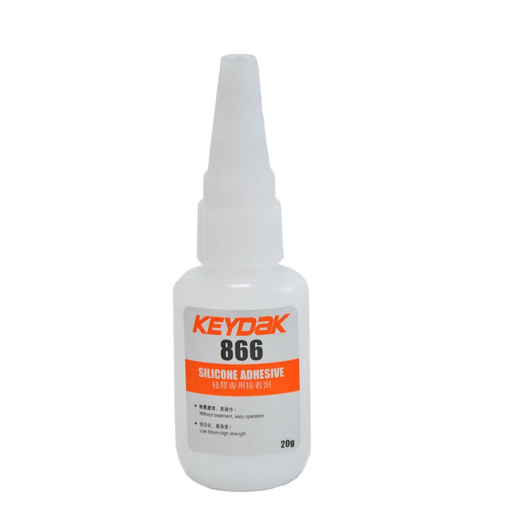 景舜厂家直销KEYDAK牌KD-866硅胶胶水粘塑胶高强度粘合剂