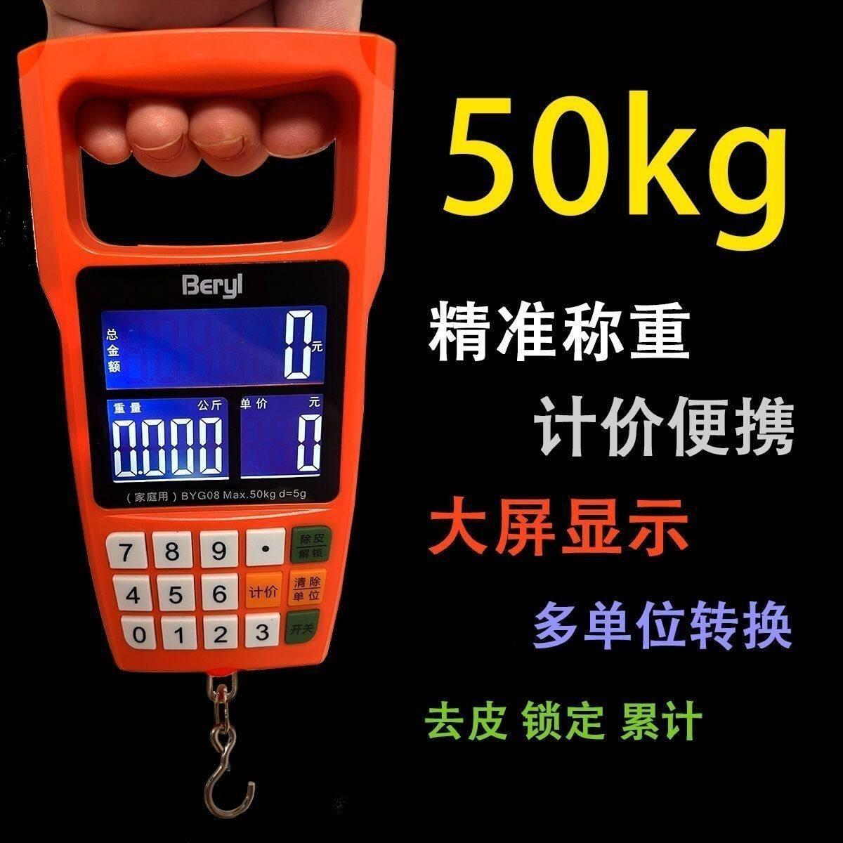 可携式计价手提秤精准电子秤快递称挂钩吊称料理秤买卖菜秤行李秤