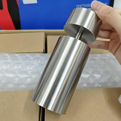 包豪斯高级感明装射灯可调角度不锈钢银色客厅玄关墙面小山丘射灯
