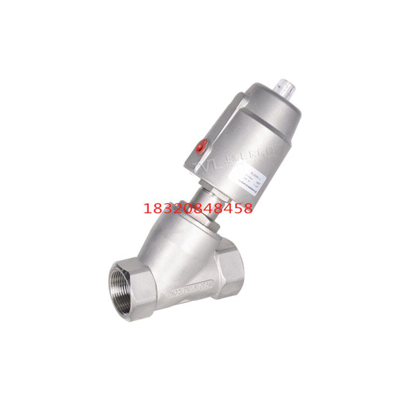 上海巨良JL2000-1PA-2PB气动角座阀不锈钢执行器阀体蒸汽200C