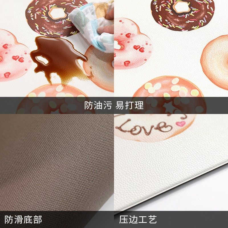 欧式简约地毯床前家用进门门垫脚垫厨房地垫长条防水防油防滑垫,居家布艺,家用脚垫,淘宝优惠券,粉丝福利购,淘宝优惠卷