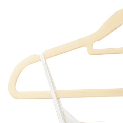 植绒衣架防滑无痕衣架整理师收纳师专用学生宿舍挂衣儿童透光衣架