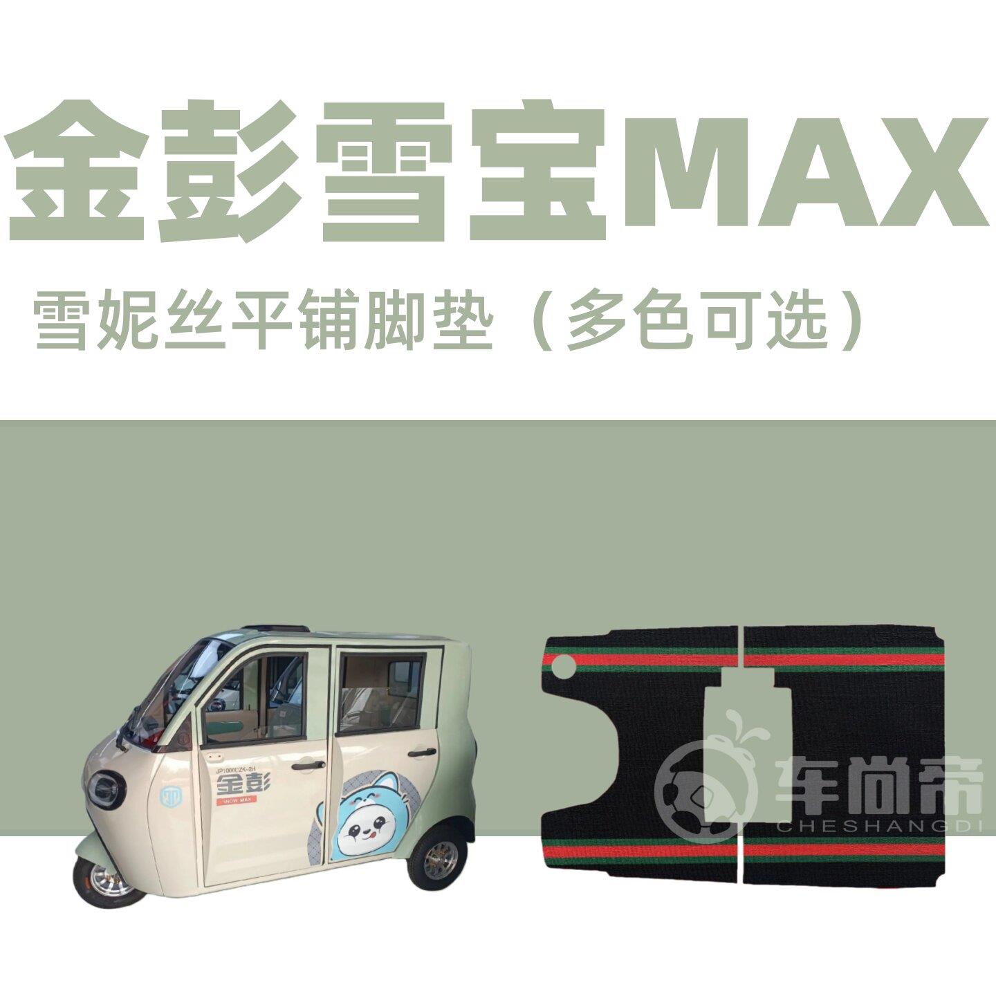 新款【雪宝MAX专用脚垫】JP1000DZK-2H电动三轮车雪妮丝圈脚踏垫