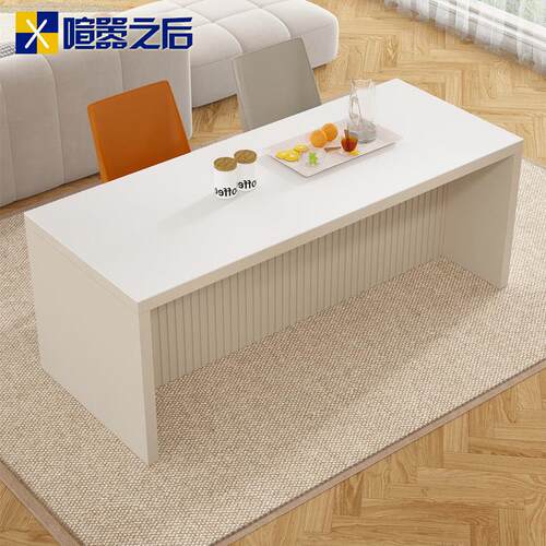 新型岛台餐桌一体家用开放式厨房吧台桌齐平式操作台一体8E19-2