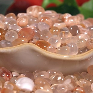 南京雨花石鱼缸造景樱花五彩石玛瑙石盆栽鹅卵石多肉铺面装饰园林