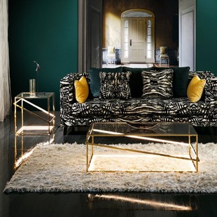 带花架的落地灯客厅沙发旁置物架带灯边桌边几落地氛围灯一体简约