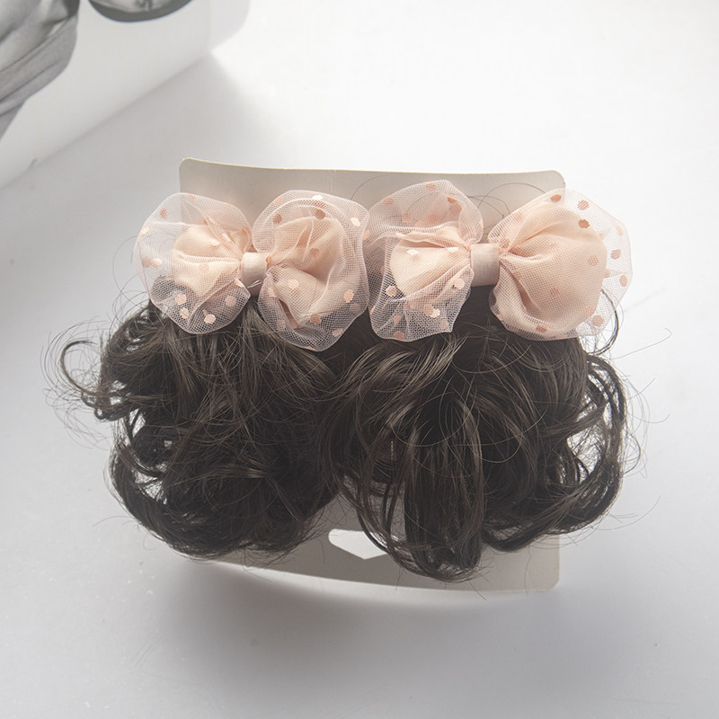 新款儿童假发头饰女宝宝蝴蝶结可爱公主新年春节唐装毛球卷发百搭,童装/婴儿装/亲子装,假发,淘宝优惠券,粉丝福利购,淘宝优惠卷