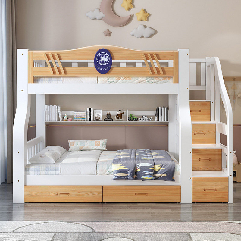 上下床双层床两层高低床大人上下铺木床全实木子母床小户型儿童床,住宅家具,高低/子母床,淘宝优惠券,粉丝福利购,淘宝优惠卷
