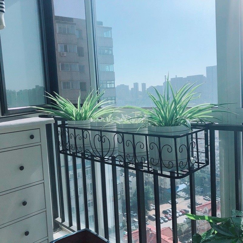 户外铁艺花架阳台栏杆挂架多肉花盆架室内墙壁挂式窗台花篮置物架,住宅家具,花架/花几,淘宝优惠券,粉丝福利购,淘宝优惠卷