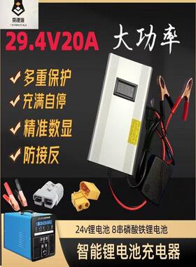 智能单串3.2V3.65V磷酸铁锂电池充电器单芯3.65V5A6A8A10A