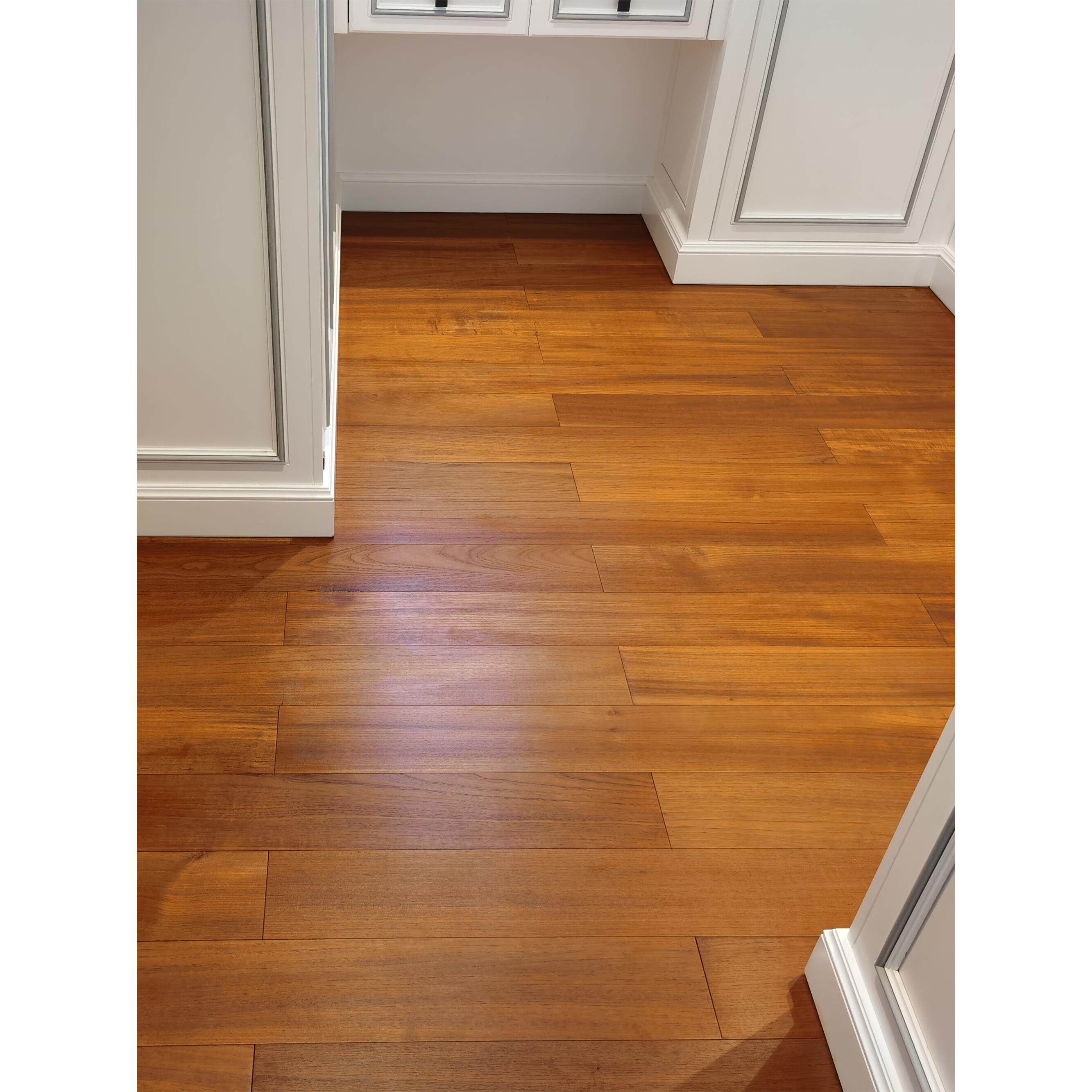 缅甸柚木地板原木色大自然木蜡油纯实木厂家直销锁扣地暖地热定制