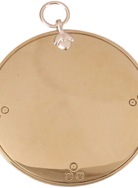 纯铜凹镜凸镜招财铜镜家用镜子门口装饰挂件用品随身配件结婚摆件