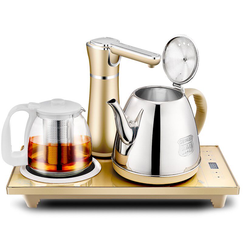 冲冠 自动套茶框茶桌电热上自吸式电磁炉器嵌入式烧水壶茶炉加水