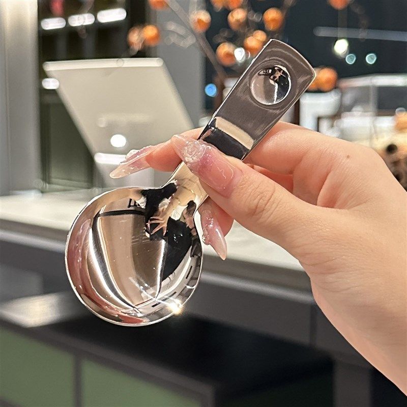 圆圆茶勺小茶匙!短柄18/10不锈钢茶叶勺调料勺饭盒勺儿童勺子,婴童用品,儿童勺,淘宝优惠券,粉丝福利购,淘宝优惠卷