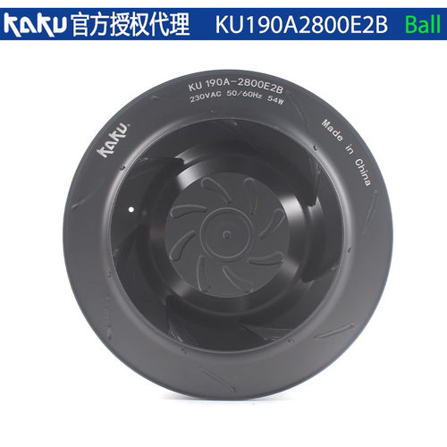 全新 圆形KAKU卡固 KU190A2800E2B 230V 54W AC离心风机 散热风扇