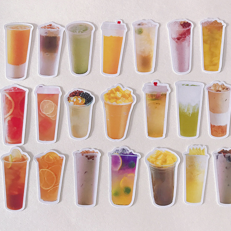 奶茶冷饮手帐贴纸防水标签咖啡店奶茶店菜单diy贴画手机电脑80张,文具电教/文化用品/商务用品,贴纸/立体贴纸,淘宝优惠券,粉丝福利购,淘宝优惠卷