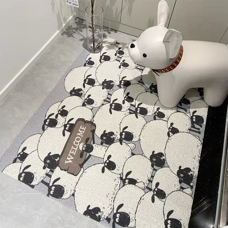 入户门垫卡通地垫门口玄关丝圈脚垫可剪裁地毯进门网红家用定制,居家布艺,家用脚垫,淘宝优惠券,粉丝福利购,淘宝优惠卷