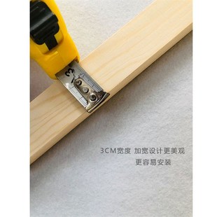 木框彩色毛毡板贴墙背景墙定制木纹密度板照片板边框条装饰线条