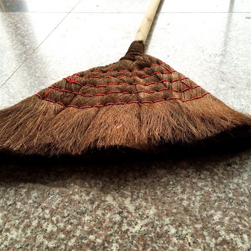 老式手工家用棕扫把加大单个软毛耐用扫帚细毛鬃毛扫帚不沾毛,家庭/个人清洁工具,扫把,淘宝优惠券,粉丝福利购,淘宝优惠卷