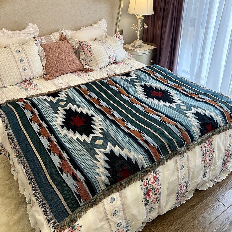 美式乡村沙发毯复古欧式毛毯床尾巾防滑加厚小双人沙发盖布巾全包,居家布艺,沙发套,淘宝优惠券,粉丝福利购,淘宝优惠卷