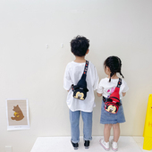 2022新款 儿童胸包创意男女童斜跨小背包可爱卡通幼儿园单肩小挎包