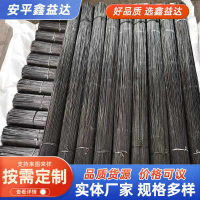 黑铁丝厂家工业建筑用q195黑色铁丝冷拔镀锌铁丝直条丝调直截断丝