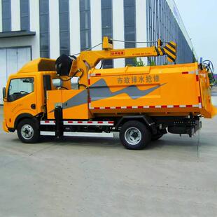 徐州厂家清淤吊机2吨市政城市挖淤泥起重机液压淤泥抓斗视频