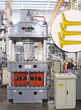 沃达315吨玻璃钢电缆沟支架成型油压机500t复合材料BMC模压液压机