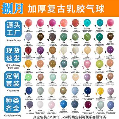 AliExpress复古气球Balloons 告白求婚派对生日装饰场景布置用品