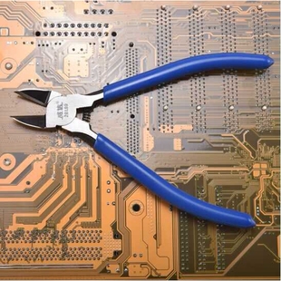 威达工业级水口钳 剪线钳 工具钳 5寸电子钳断线钳斜口钳钢丝钳