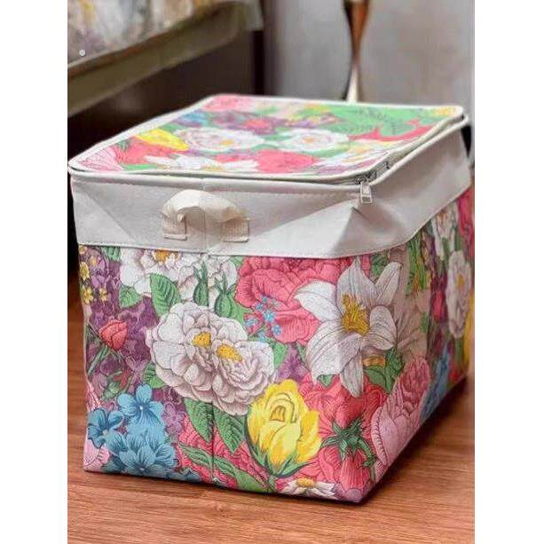 拉链带盖收纳箱家用被子整理箱大容量超大宿舍衣服防尘搬家收纳袋