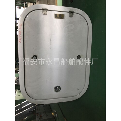 船用铝质舱口盖游艇埋入式舱口盖带气杆舱门船用门窗铝合金门窗