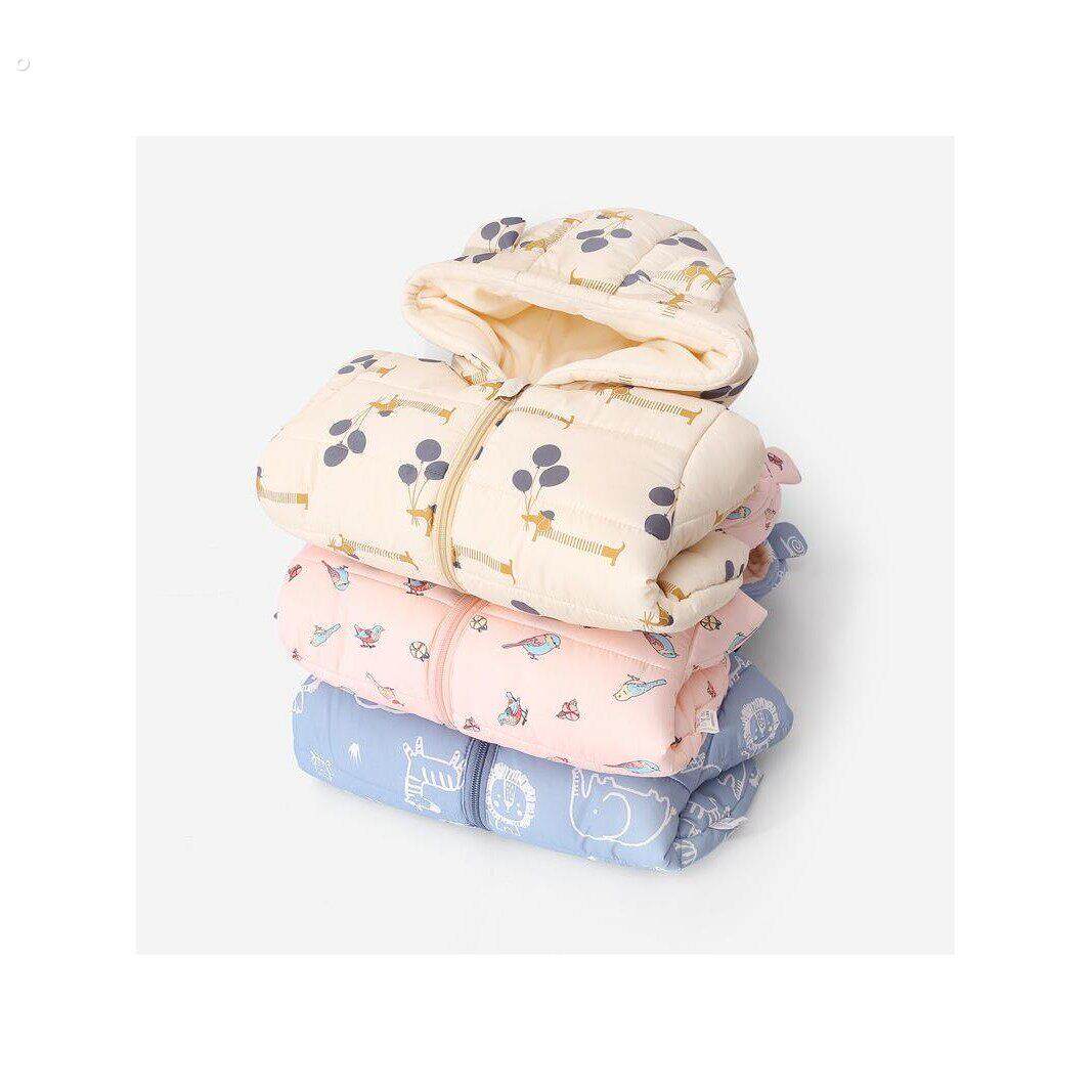 婴儿羽绒服冬季0一1周2岁3儿童4小男孩棉衣5加绒6个月7女宝宝外套