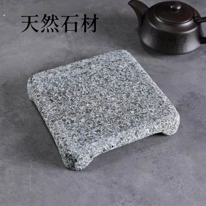 石头茶托茶壶干泡茶盘养壶托茶台杯托壶承壶托功夫茶具石头托盘