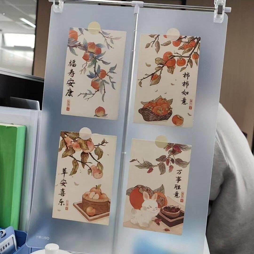 桌面屏风隔断挡板办公室电脑侧边防窥板女生工位隐私遮挡分隔配件