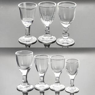 玻璃高脚杯白酒杯烈酒杯茅台镇小酒杯15ml一口杯可加logo