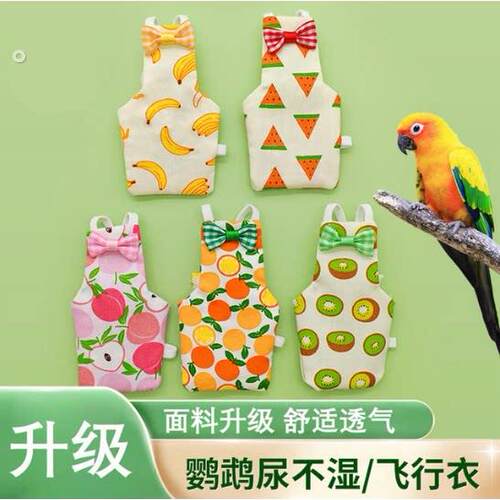 鹦鹉尿不湿鸟用屎兜衣服虎皮牡丹玄凤专用尿裤调节飞行服鹦鹉用品