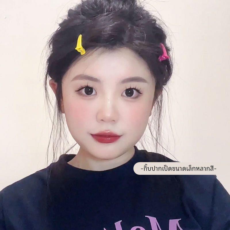 8对装 超小号迷你鸭嘴夹彩色碎发夹少女可爱顶夹刘海夹侧边夹对夹