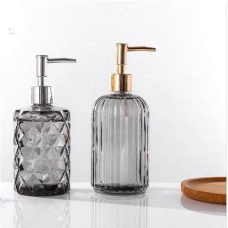 精油瓶空瓶高档美容院专用好看的压泵玻璃挤压式高级分装瓶按压式