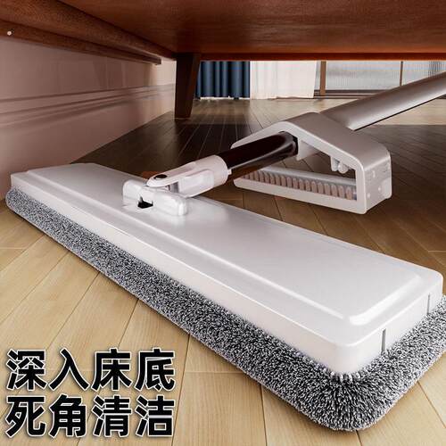 多功能平板免手洗拖把家用一拖净干湿两用木地板懒人吸水拖地神器