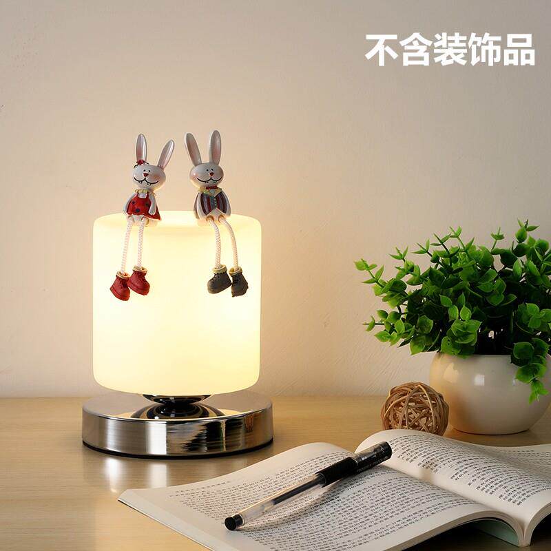 北欧简约台灯充电触摸感应卧室睡眠床头灯ins氛围灯LED喂奶小夜灯
