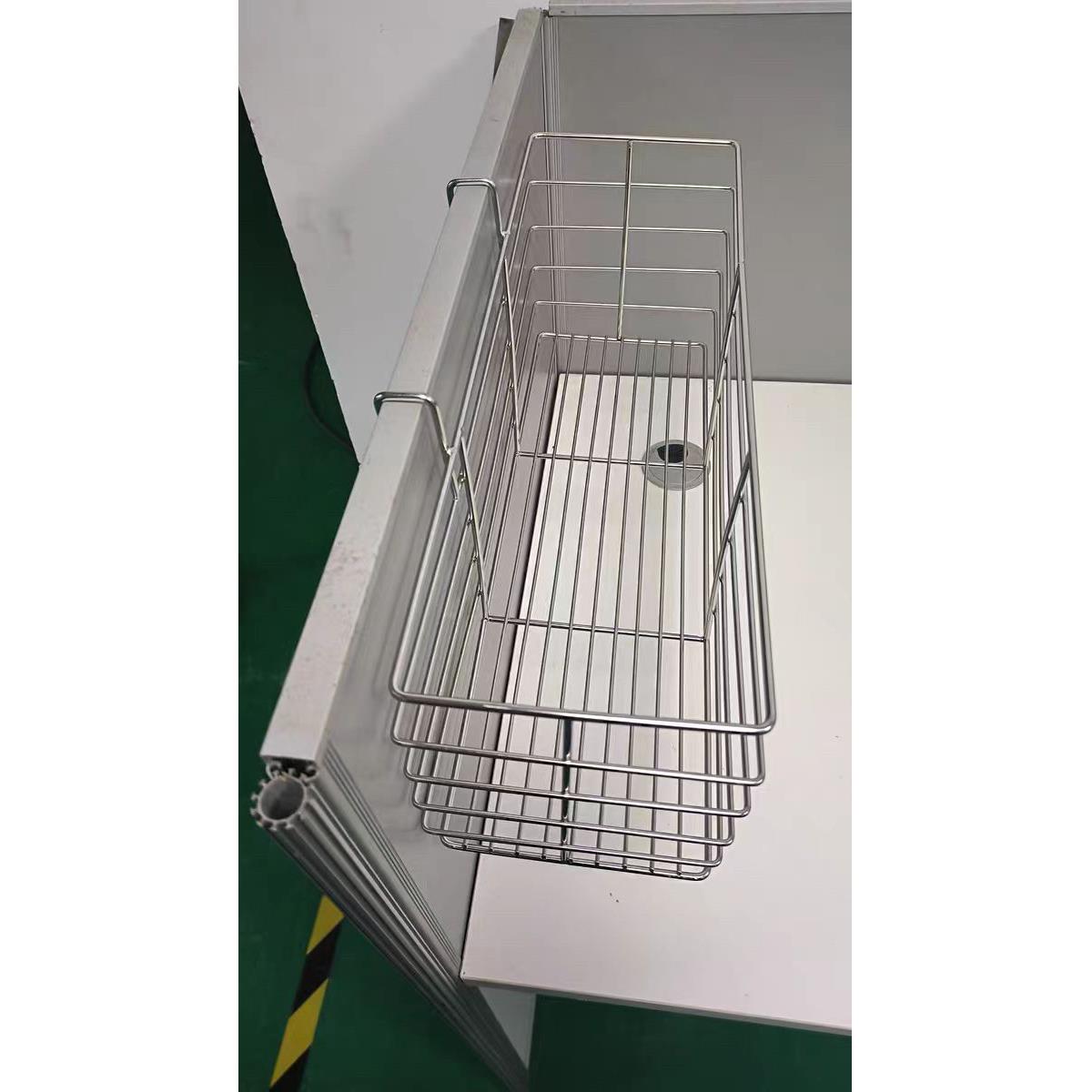 必胜客定制304不锈钢工具挂篮厨房收纳架阳台挂架440*150*170㎜