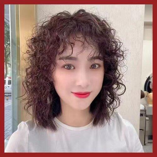 假发片真发遮白发头顶补发片女轻薄无痕秃女头顶轻薄款卷发女士