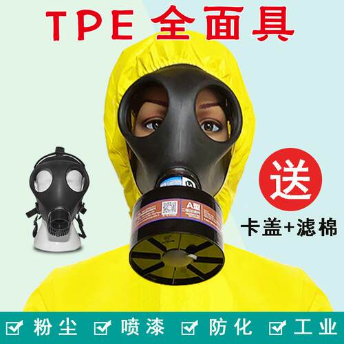 海固700防毒防尘全面具无机有机毒气防酸碱防氯气防氨气防护面具