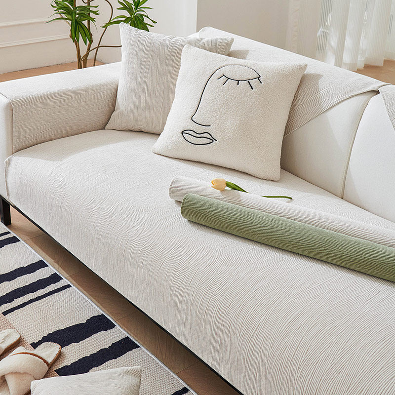 雪尼尔奶油风沙发垫四季通用现代坐垫子防滑高级感沙发套罩盖布巾,居家布艺,沙发垫,淘宝优惠券,粉丝福利购,淘宝优惠卷