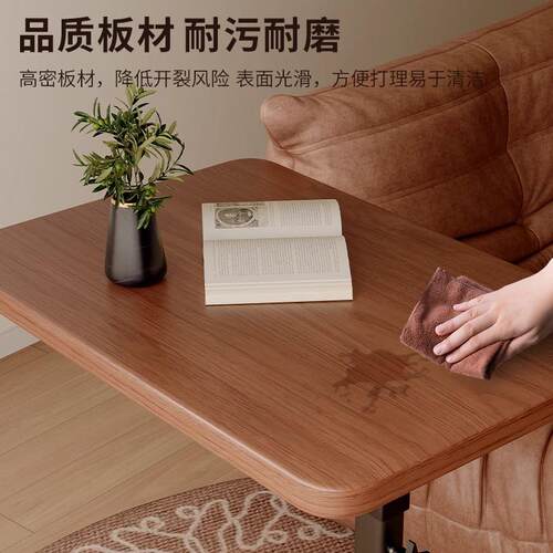 折叠升降电脑桌卧室小型家用飘窗书桌床边桌办公桌子小户型工作台