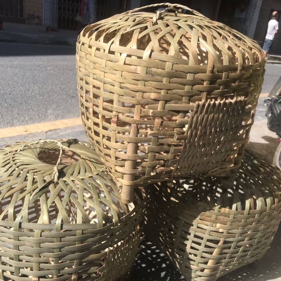 鸭笼子竹编鸡笼家用农用可用于养鸡鹅鸭猫狗各种家禽动物笼子