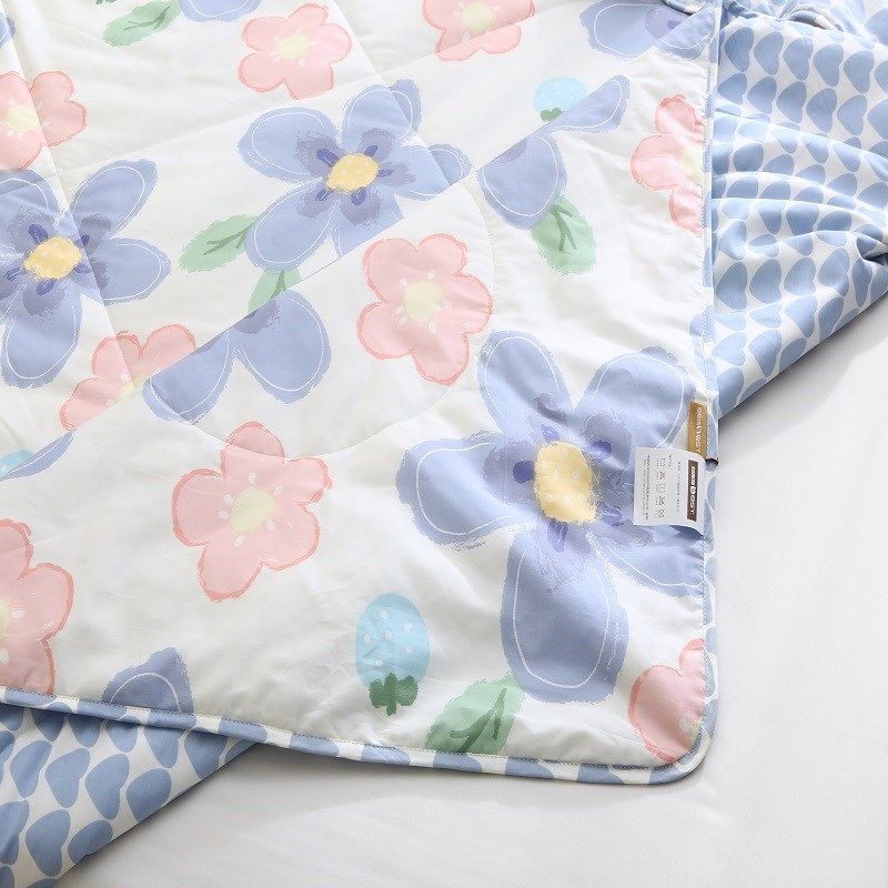 仪征化纤白斯特全棉夏凉被纯棉夏季可机洗水洗薄款空调被双人,床上用品,化纤被,淘宝优惠券,粉丝福利购,淘宝优惠卷