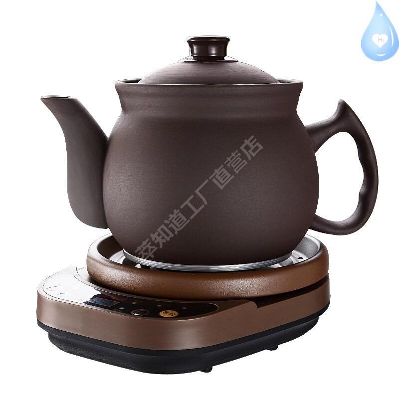 紫砂中药电煎壶全自动熬药老式专门煮药砂锅的瓦罐子插电电动家用