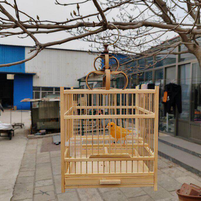 玉鸟笼黄鸟笼贝子笼绣眼笼纯手工制作竹子鸟笼包邮包损送配件